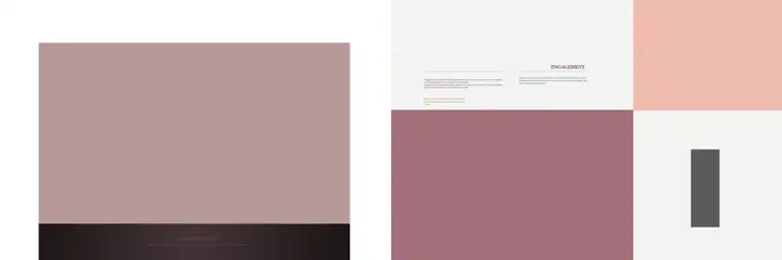 Elegant Wedding Album 12x36 PSD – Pastel Clouds