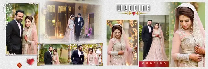 Elegant Wedding Album 12x36 PSD – Silk Texture