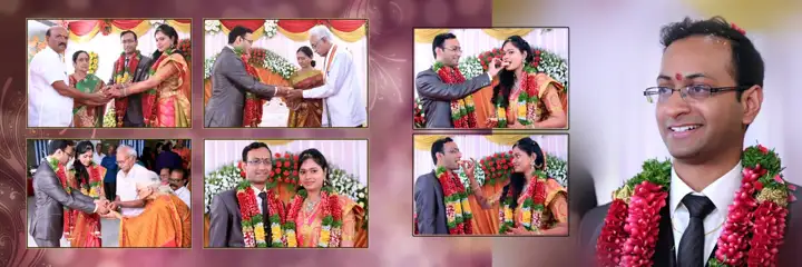 Engagement Wedding Album 12x36 PSD – Grand Glitter Accents Design
