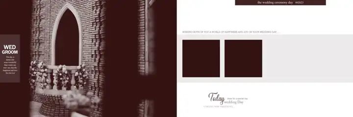 Floral Wedding Album 12x36 PSD – Kolam Pattern