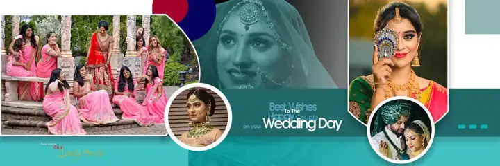 Free Artistic Wedding Album 12x36 PSD – Gold Frame