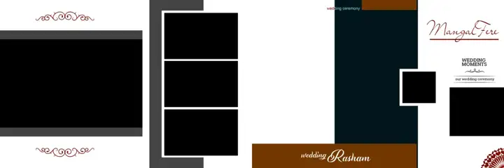 Free Artistic Wedding Album 12x36 PSD – Mandala Art