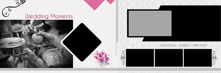 Free Classic Wedding Album 12x36 PSD – Bokeh Lights