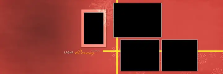 Free Classic Wedding Album 12x36 PSD – Pastel Clouds