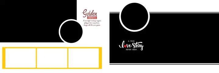 Free Classic Wedding Album 12x36 PSD – Peacock Art