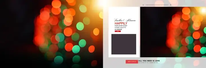 Free Classic Wedding Album Background 12x36 PSD – Pastel Clouds