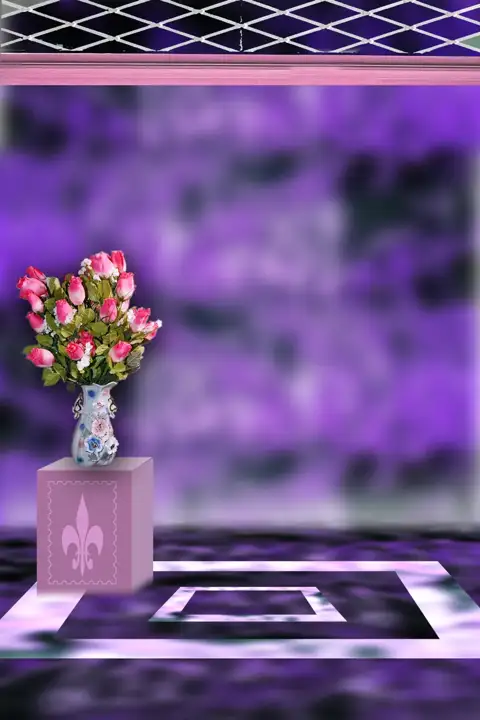 Free Dreamy Studio Background PSD – Bokeh Lights