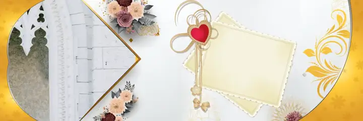 Free Dreamy Wedding Album 12x36 PSD – Paisley Pattern