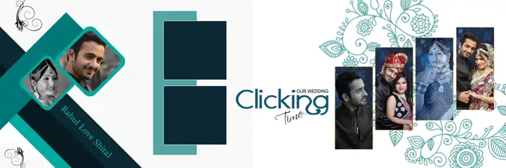 Free Fresh Karizma Wedding Album 12x36 PSD – Brush Strokes