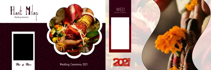 Free Fresh Puberty Ceremony Wedding Album 12x36 PSD – Bokeh Lights
