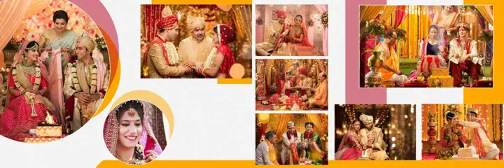 Free Golden Karizma Wedding Album 12x36 PSD – Kolam Pattern