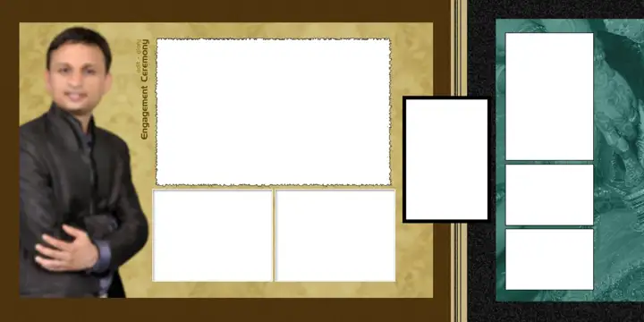 Free Graceful Wedding Album 12x24 PSD – Paisley Pattern