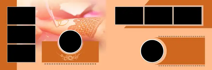 Free Graceful Wedding Album 12x36 PSD – Brush Strokes