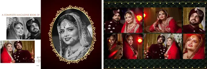 Free Graceful Wedding Album 12x36 PSD – Royal Arch