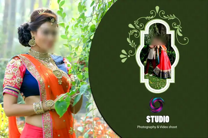 Free Graceful Wedding Album Cover PSD – Mandala Art