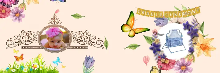 Free Grand Birthday & Baby Album PSD – Watercolour Splash