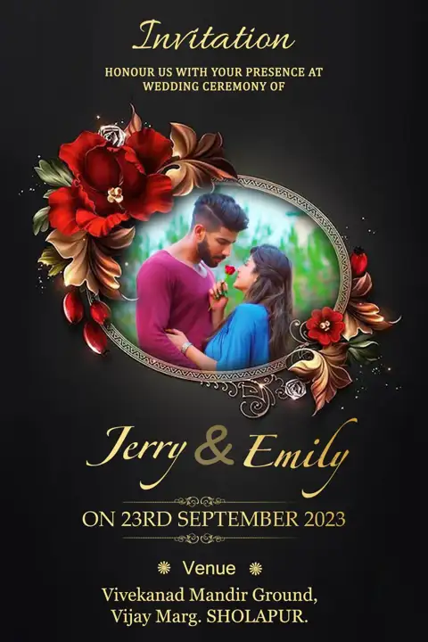 Free Grand Wedding Invitation PSD – Pastel Clouds