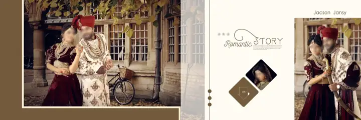 Free Luxury Wedding Album 12x36 PSD – Lotus Design