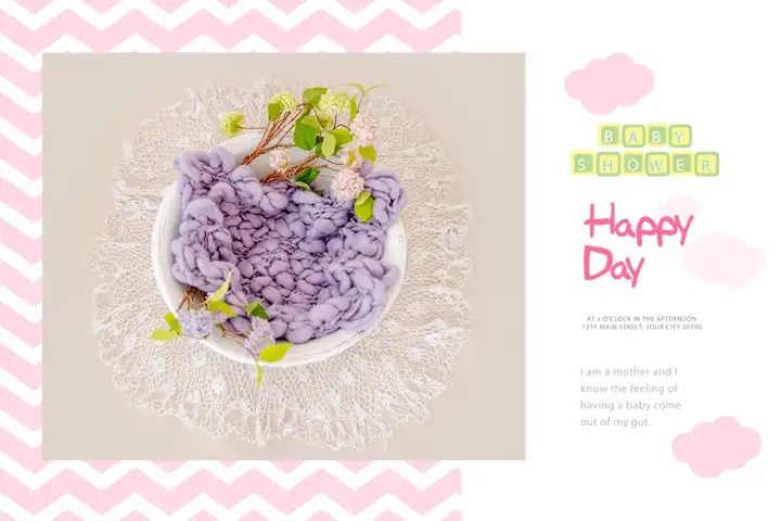 Free Minimal Birthday & Baby Album 12x18 PSD – Lotus Design