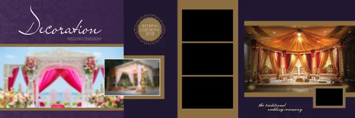 Free Modern Karizma Wedding Album 12x36 PSD – Silk Texture