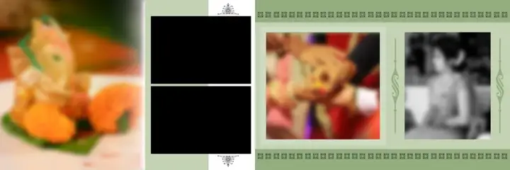 Free Modern Wedding Album 12x36 PSD – Mandala Art