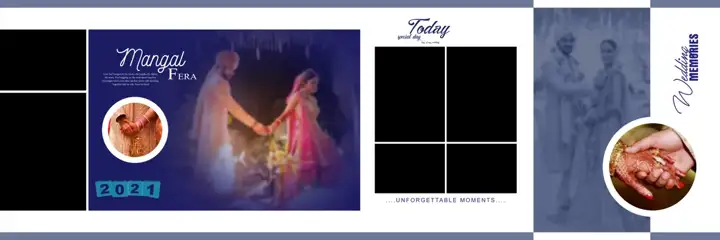 Free Modern Wedding Album 12x36 PSD – Royal Arch