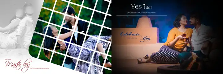 Free Ornate Pre-Wedding Album 12x36 PSD – Peacock Art