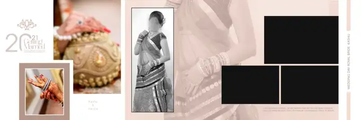 Free Regal Wedding Album 12x36 PSD – Brush Strokes