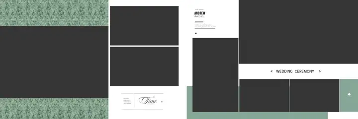 Free Rich Maroon Wedding Album 12x36 PSD – Lotus Design