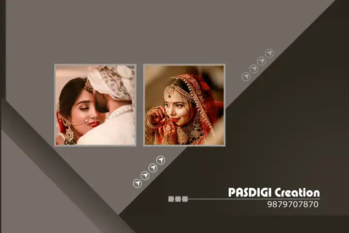 Free Soft Pastel Wedding Album Cover 12x18 PSD – Mandala Art