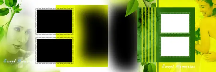 Free Stylish Wedding Album 12x36 PSD – Brush Strokes