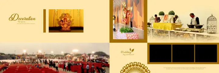 Free Stylish Wedding Album 12x36 PSD – Silk Texture