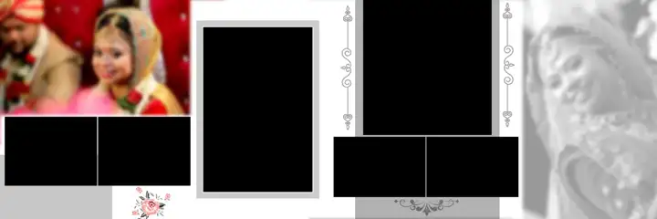 Free Timeless Wedding Album 12x36 PSD – Brush Strokes