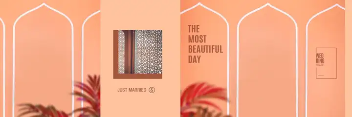 Free Timeless Wedding Album 12x36 PSD – Rose Petals
