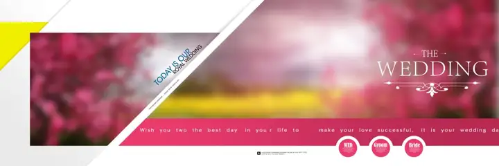 Free Traditional Pre-Wedding Album Background 12x36 PSD – Brush Strokes