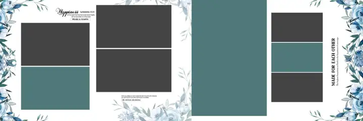 Free Vibrant Wedding Album 12x36 PSD – Bokeh Lights