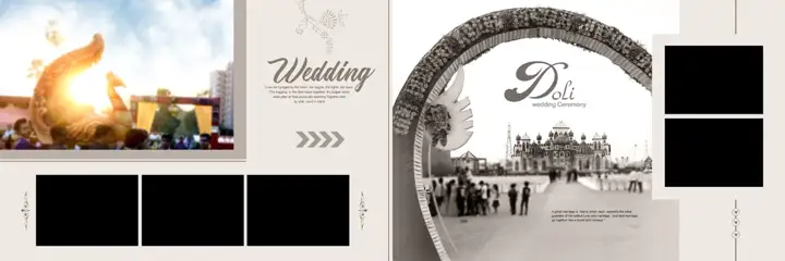 Fresh Album 12x36 PSD for Indian Wedding – Bokeh Lights