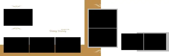 Fresh Album 12x36 PSD for Indian Wedding – Geometric Lines