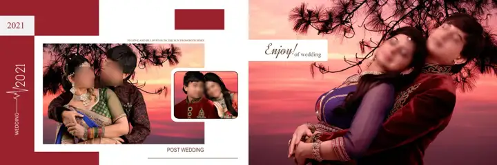 Fresh Royal Arch Wedding Album 12x36 PSD