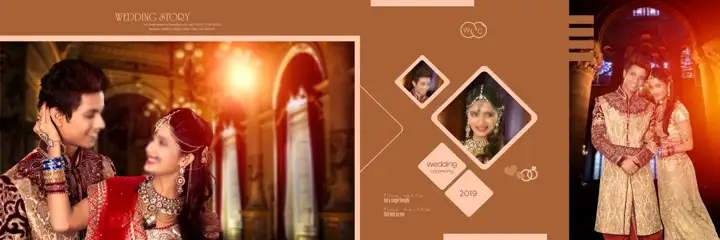 Fresh Wedding Album 12x36 PSD – Glitter Accents