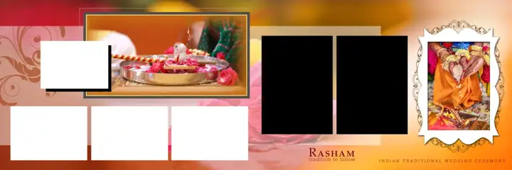 Fresh Wedding Album 12x36 PSD with Silk Texture