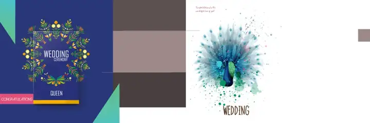 Golden Album Background 12x36 PSD for Wedding – Geometric Lines