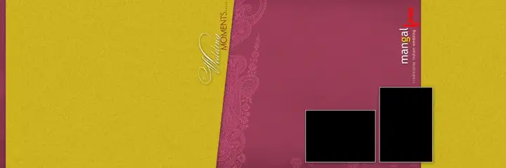 Golden Wedding Album 12x36 PSD – Rose Petals