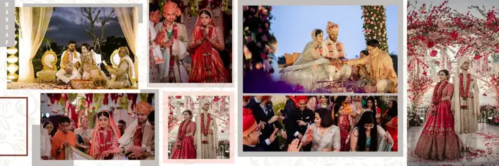 Graceful Geometric Lines Karizma Wedding Album 12x36 PSD