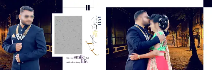 Graceful Karizma Wedding Album 12x36 PSD with Mandala Art