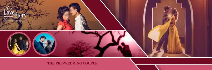Grand Album 12x36 PSD for Pre-Wedding – Geometric Lines