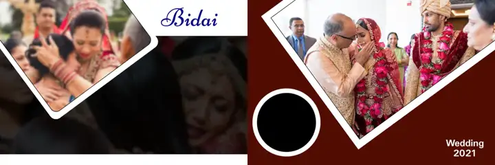 Grand Wedding Album 12x36 PSD with Brush Strokes