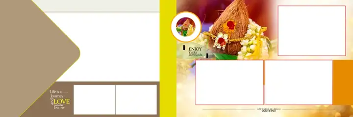 Grand Wedding Album 12x36 PSD with Lotus Design