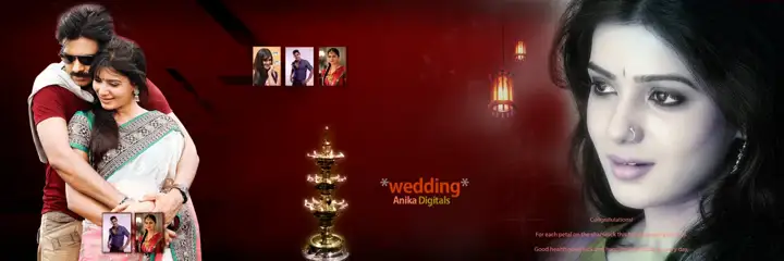 Indian Wedding Album 12x36 PSD – Artistic Brush Strokes Design