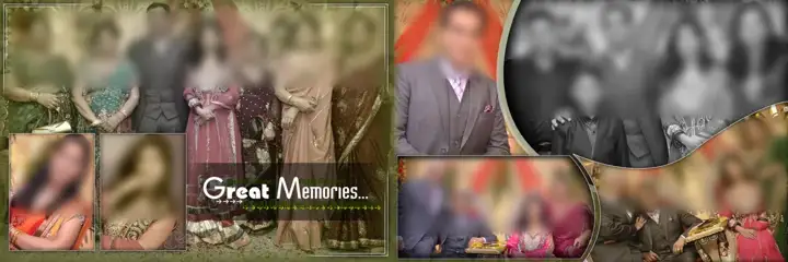Indian Wedding Album 12x36 PSD – Minimal Bokeh Lights Design